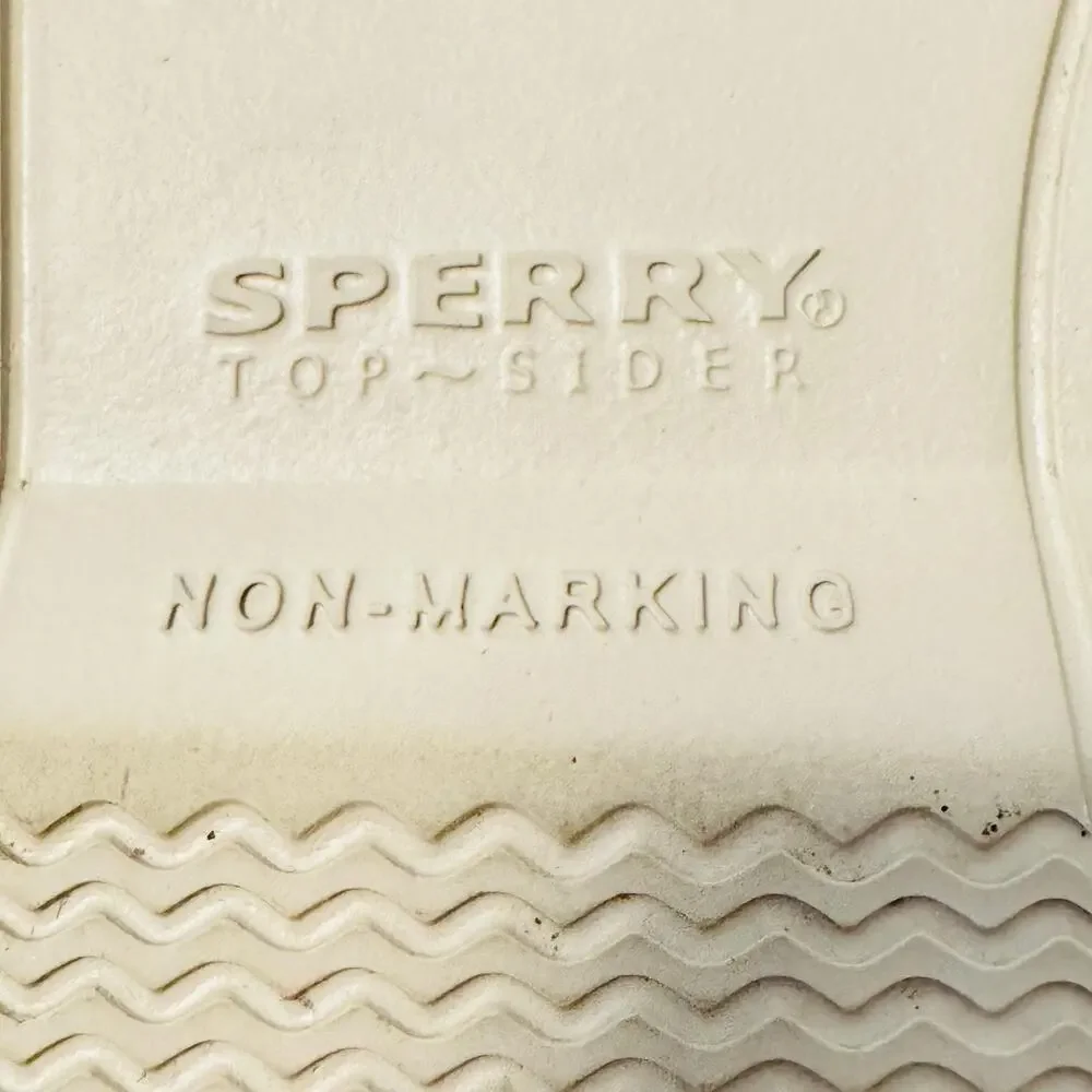 Sperry Shoes Mens 9 Beige Faux Fur Lined Top Sider Boat Casual Comfort
